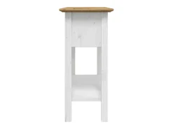 Consola* Mesa consola BODO 91x35x74cm madeira de pinho maciça PT795835 Castanho