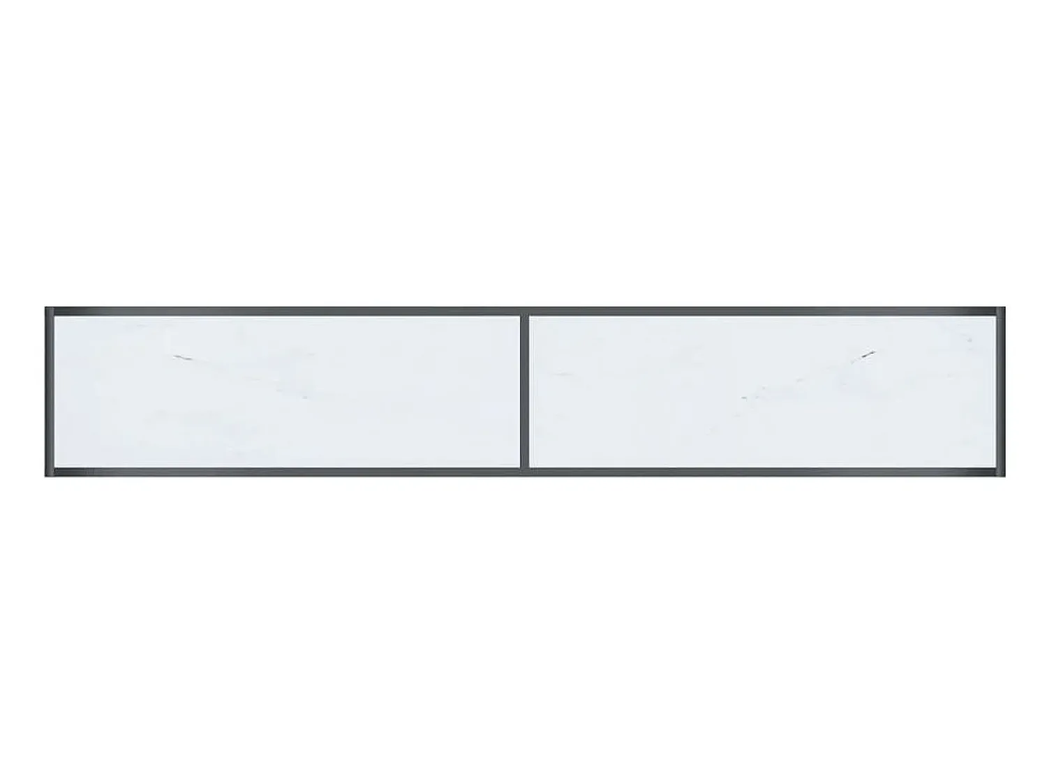 Consola|vidaxl Mesa consola 200x35x75,5 cm vidro temperado Branco