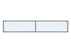 Consola| Mesa consola 200x35x75,5 cm vidro temperado PT291110 Branco