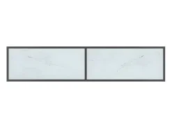Online Mesa consola 160x35x75,5 cm vidro temperado PT397191 Branco