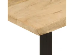 vidaxl Mesa consola c/ borda viva 105x33x76cm madeira mangueira maciça^ Consola