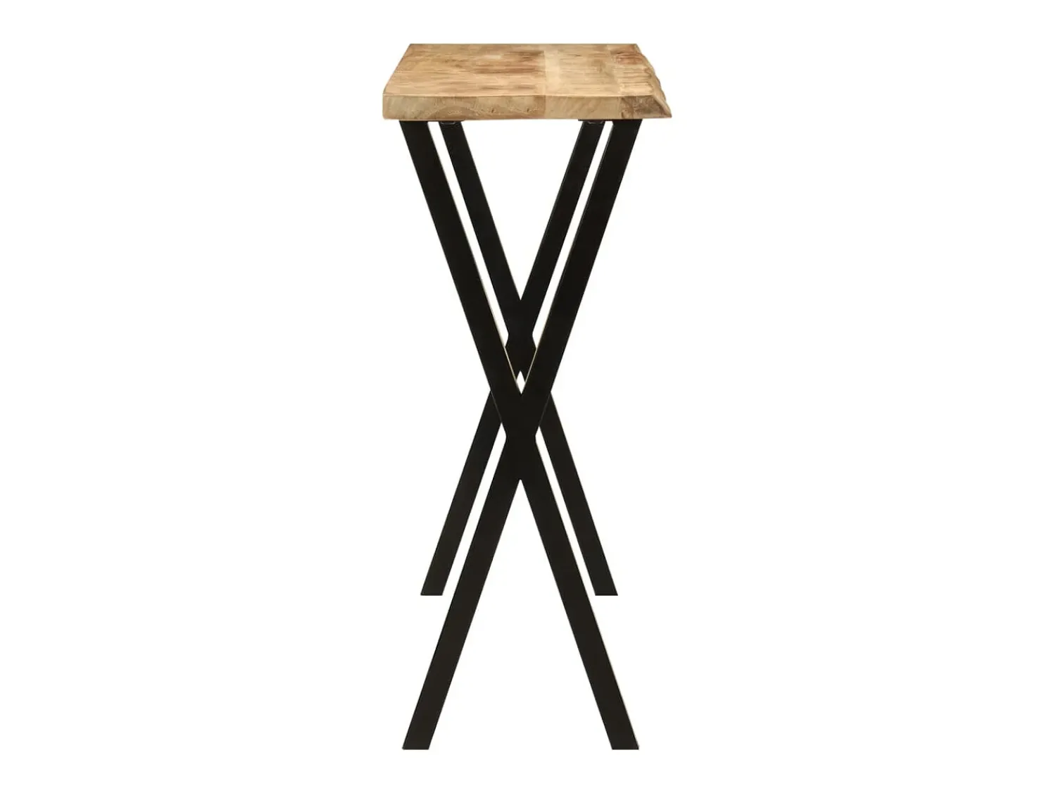 Consola| Mesa consola c/ borda viva 105x33x76cm madeira mangueira maciça PT491275 Castanho