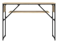 Sale Mesa consola c/ prateleira derivados de madeira carvalho sonoma PT134571 Castanho