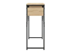 Sale Mesa consola c/ prateleira derivados de madeira carvalho sonoma PT134571 Castanho