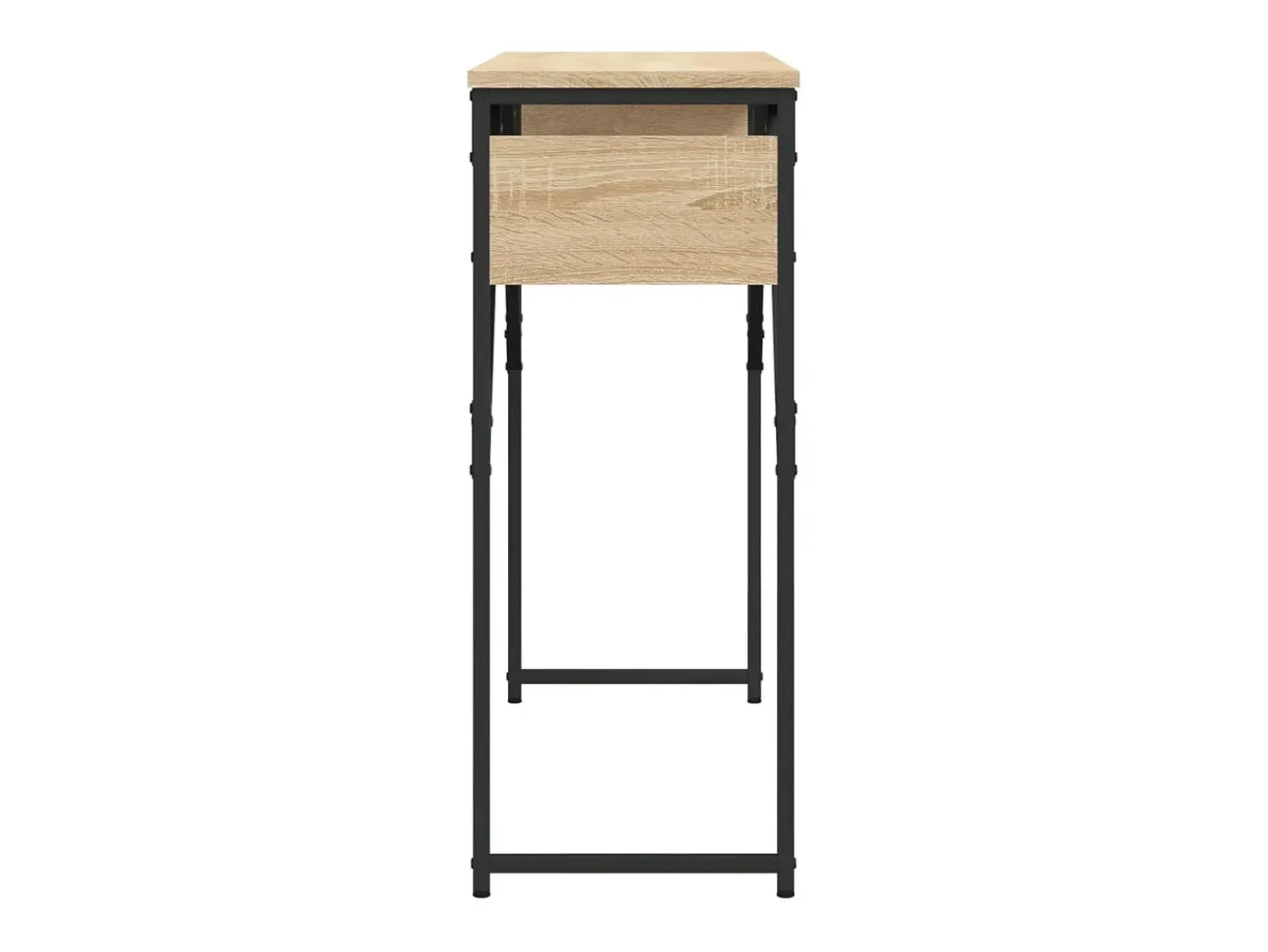 Sale Mesa consola c/ prateleira derivados de madeira carvalho sonoma PT134571 Castanho