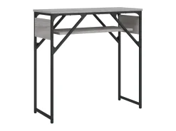 vidaxl Mesa consola c/ prateleira derivados de madeira sonoma^ Consola