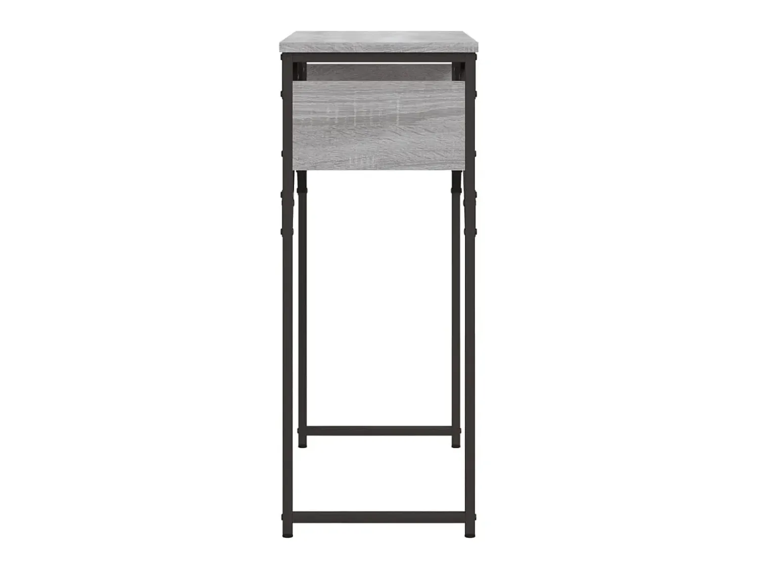 vidaxl Mesa consola c/ prateleira derivados de madeira sonoma^ Consola