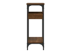 Clearance vidaxl Mesa consola c/ prateleira derivados madeira carvalho castanho Natural claro