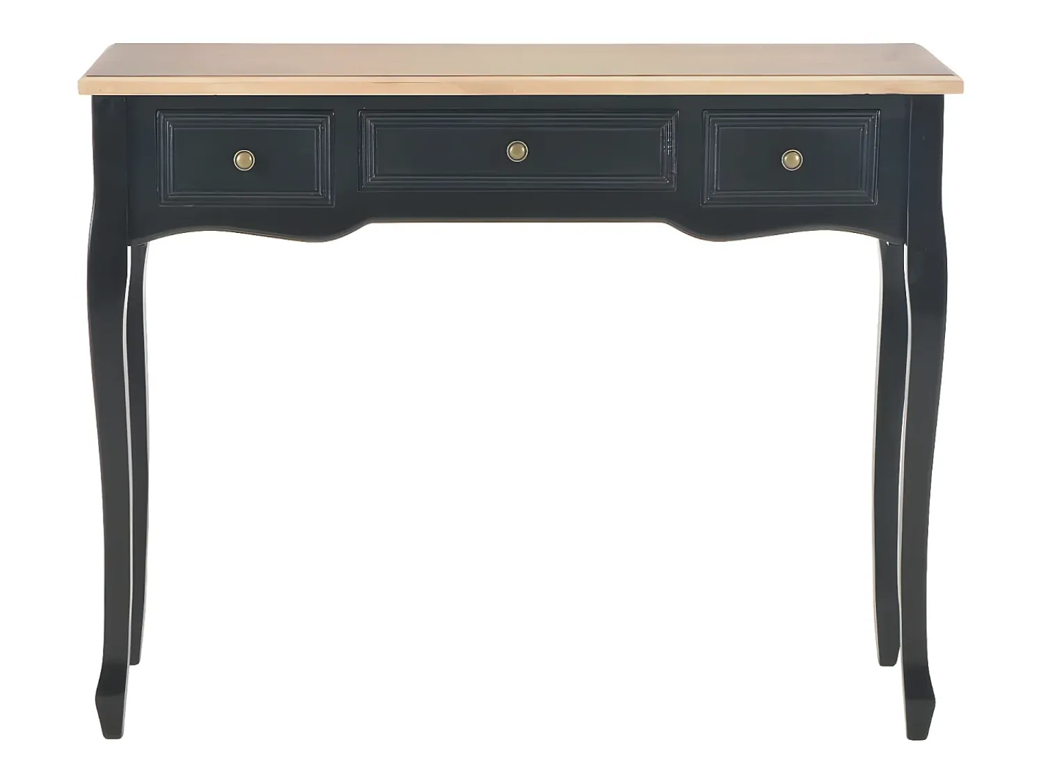 Mesa consola com 3 gavetas PT906939^ Consola