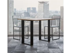 Clearance ITAMOBY Mesa consola com abertura do livro 90x45/90 cm Tecno Libra Carvalho Natural quadro Antracite Natural claro