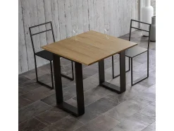 Clearance ITAMOBY Mesa consola com abertura do livro 90x45/90 cm Tecno Libra Carvalho Natural quadro Antracite Natural claro