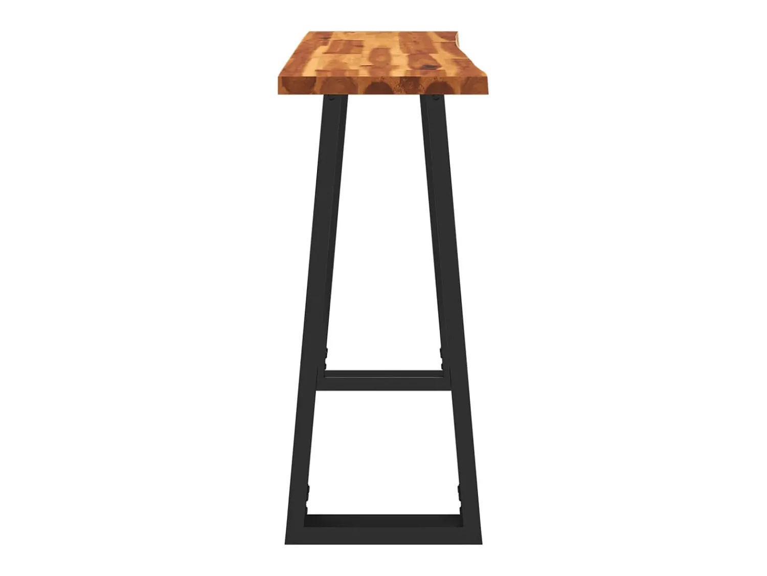 Consola| Mesa consola com bordas vivas 110x35x80 cm acácia maciça PT436537 Castanho