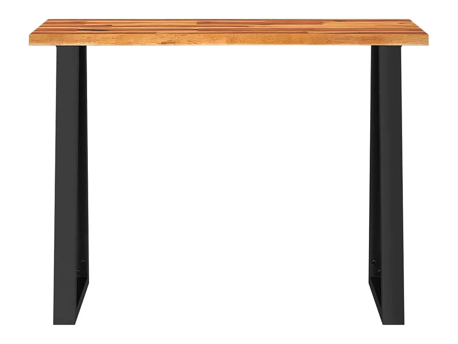 Consola| Mesa consola com bordas vivas 110x35x80 cm acácia maciça PT436537 Castanho