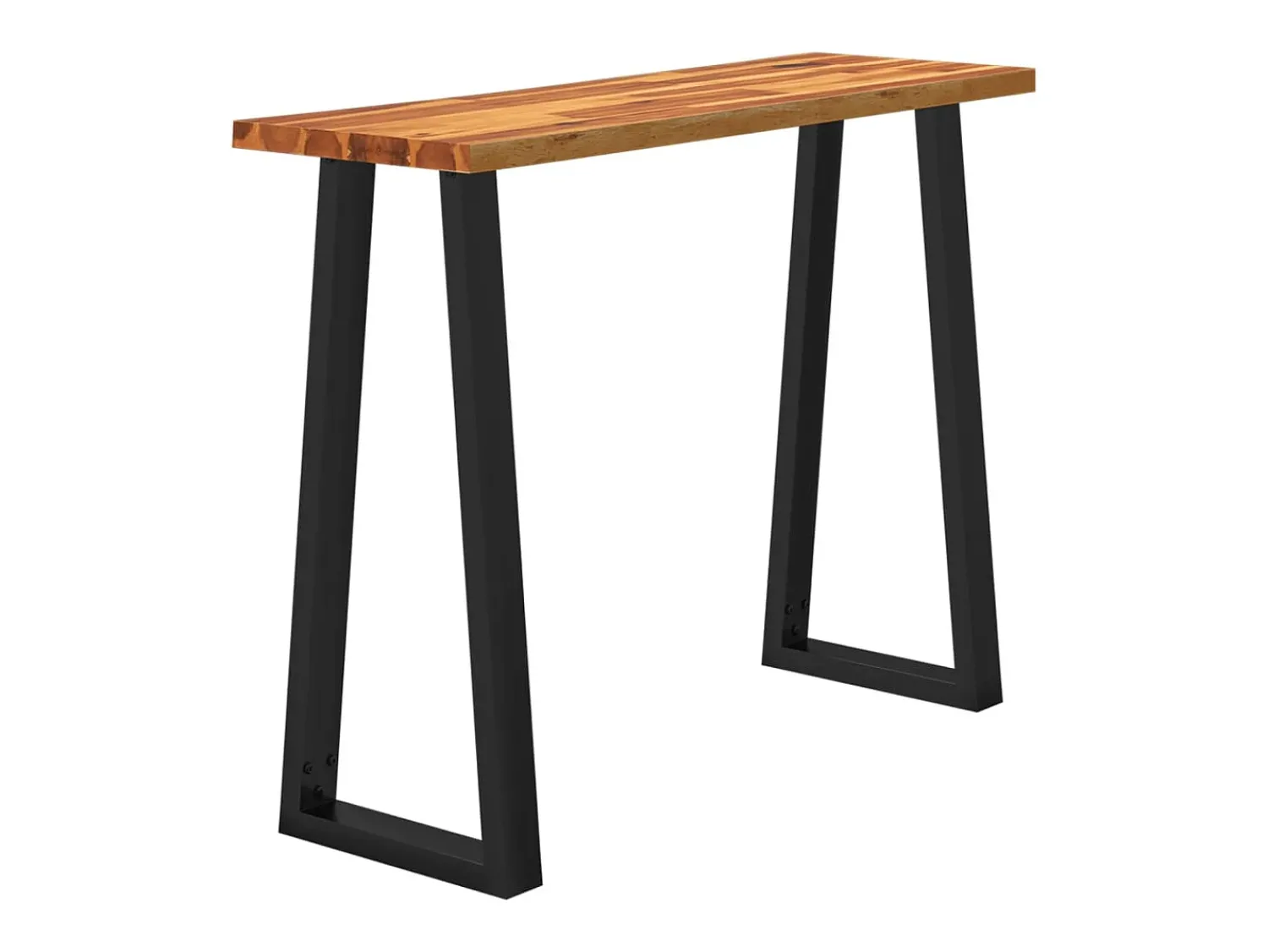 Consola| Mesa consola com bordas vivas 110x35x80 cm acácia maciça PT436537 Castanho