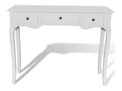 Sale Mesa consola com três gavetas PT223773 Branco