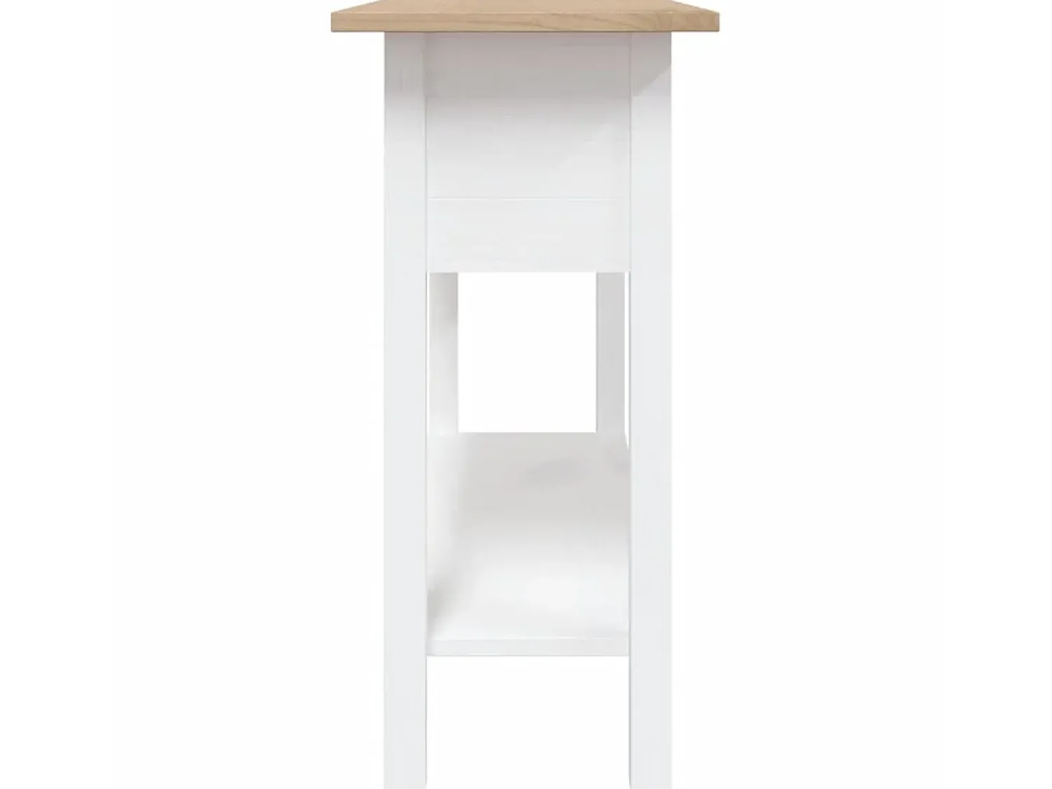 Consola| Mesa consola Corona pinho mexicano 90x34,5x73 cm PT121232 Branco