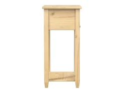 Consola| Mesa consola Corona 55x35x73 cm madeira de pinho maciça PT369112 Castanho