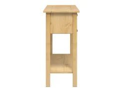 Consola| Mesa consola Corona 114x34,5x73 cm madeira de pinho maciça PT698972 Castanho