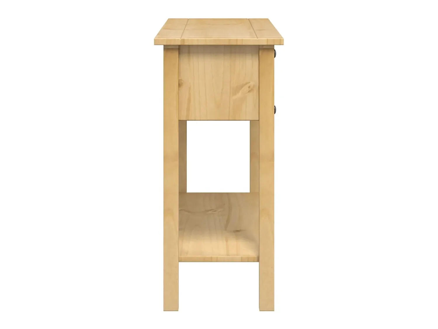 Consola| Mesa consola Corona 114x34,5x73 cm madeira de pinho maciça PT698972 Castanho
