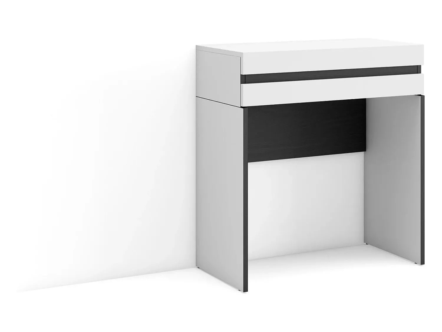 Skraut Home Mesa consola de entrada, 70x35x75cm, Com gaveta, Com Armazenamento,^ Consola