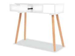 Mesa consola de pinho maciço 80x30x72 cm PT305793^ Consola