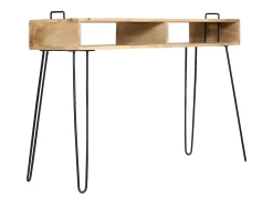 Hot Mesa consola em madeira de mangueira maciça 115x35x76 cm PT992844 Castanho