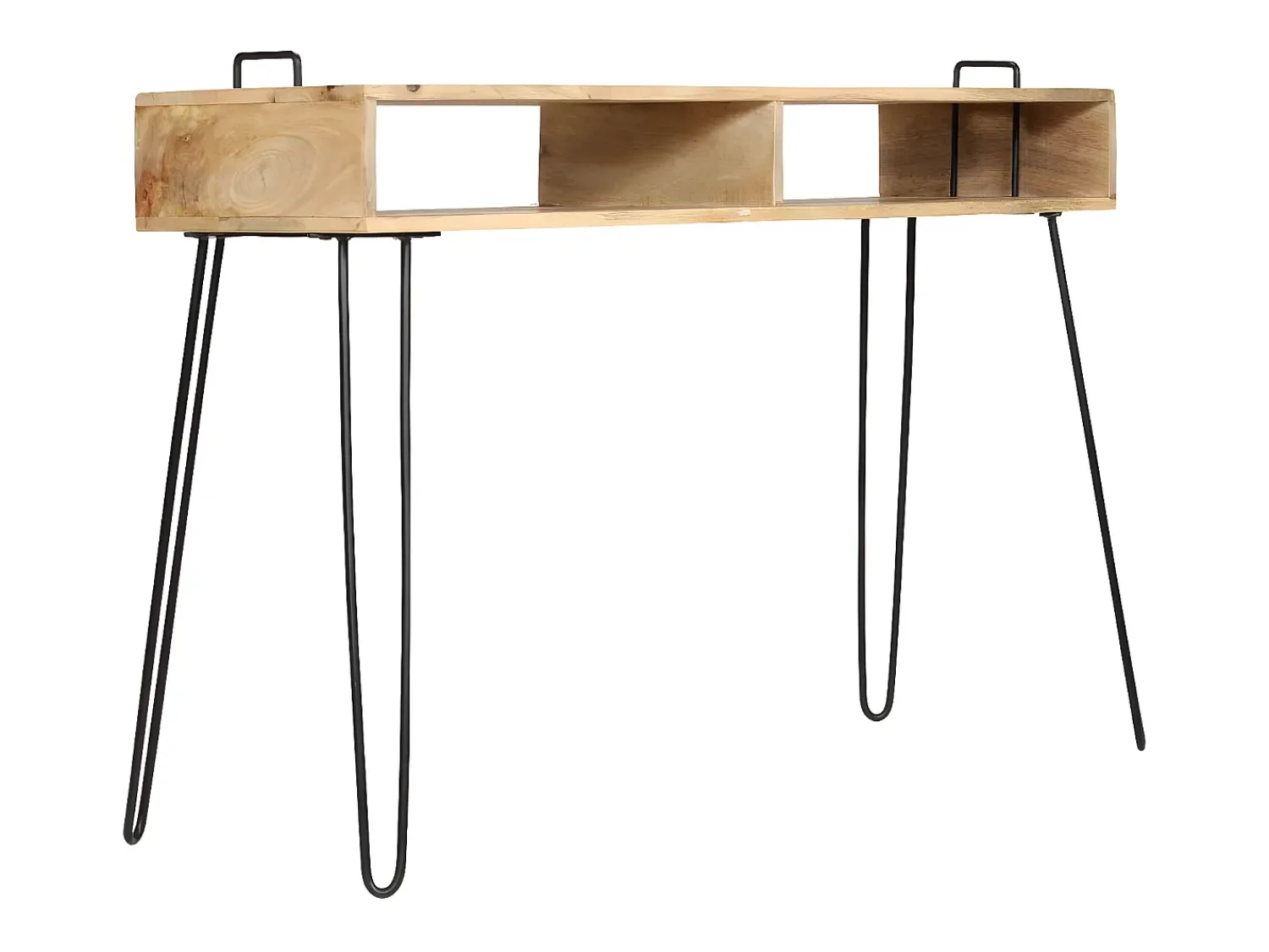 Hot Mesa consola em madeira de mangueira maciça 115x35x76 cm PT992844 Castanho