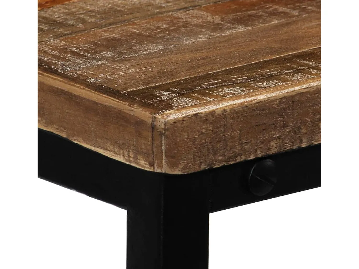 Consola|vidaxl Mesa consola em teca reciclada maciça 90x30x76 cm Natural claro