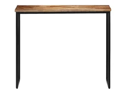 Consola* Mesa consola em teca reciclada maciça 90x30x76 cm PT182291 Castanho
