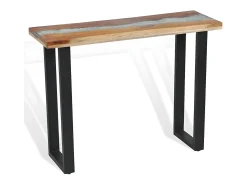 Mesa consola em teca 100x35x75 cm PT221610^ Consola