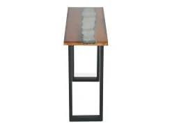 Mesa consola em teca 100x35x75 cm PT221610^ Consola
