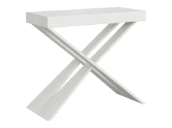 Consola|ITAMOBY Mesa consola extensível 90x40/196 cm Diago Small Cinza Branca quadro Branco