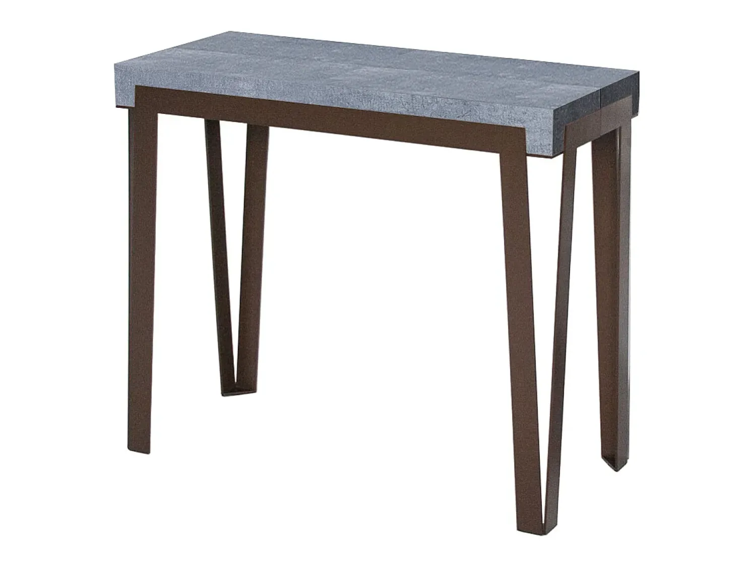 Sale ITAMOBY Mesa consola extensível 90x40/300 cm Rio Cimento quadro Ferrugem Cinzento