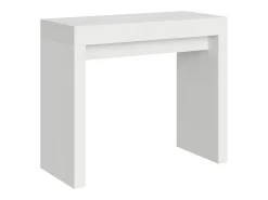 Consola*ITAMOBY Mesa consola extensível 90x40/196 cm Roxell Small Cinza Branca Branco