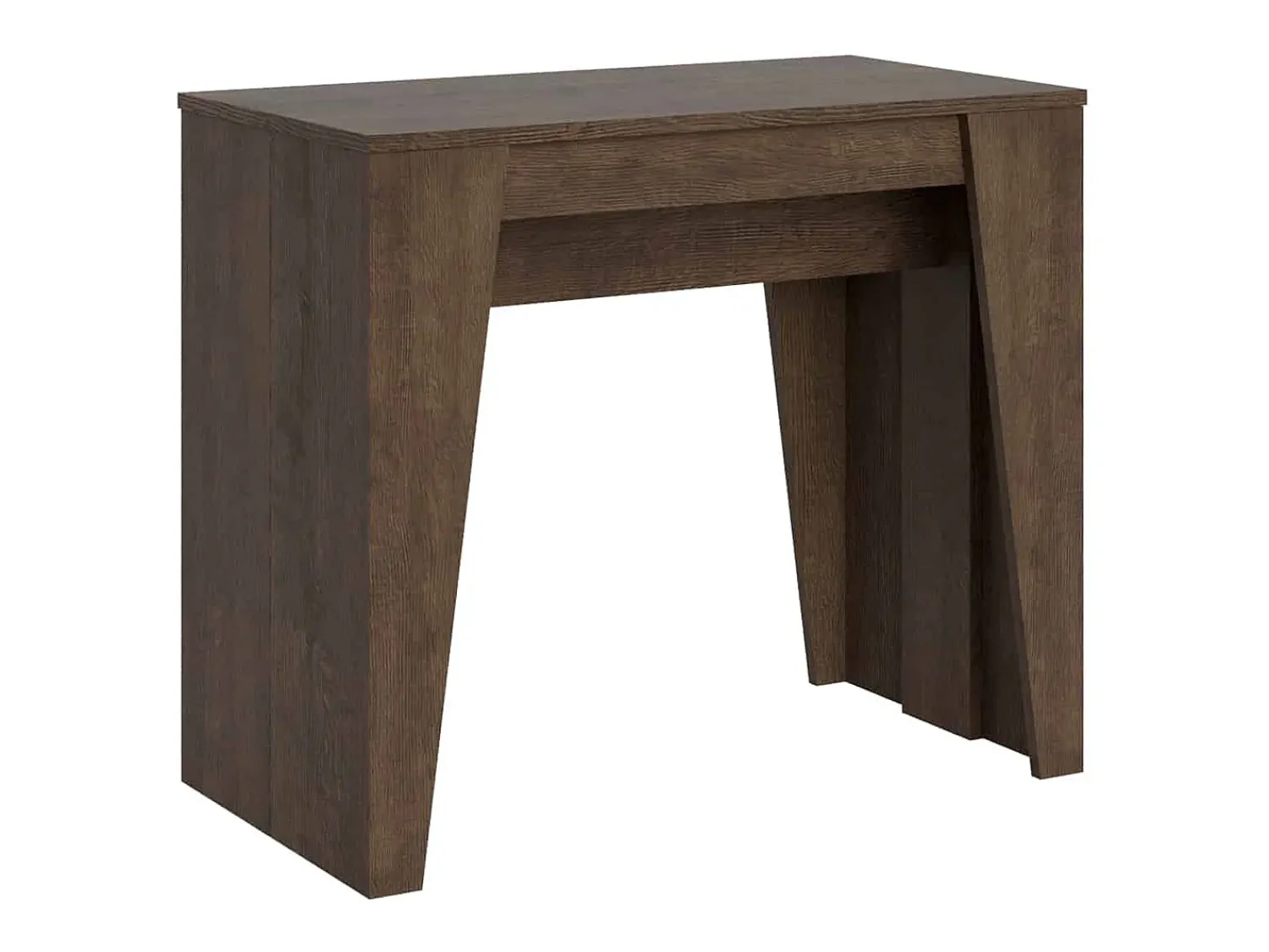 Online Ityhome Mesa consola extensível 90x48/308 cm Anvar nogueira Castanho