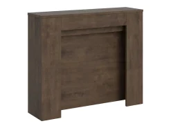Consola*ITAMOBY Mesa consola extensível 90x25/211 cm Kiba Nogueira extensões internas Castanho