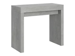 ITAMOBY Mesa consola extensível 90x40/196 cm Roxell Small Cimento^ Consola