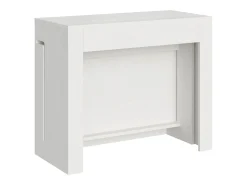 Consola|ITAMOBY Mesa consola extensível 90x42/302 cm Evolve Cinza Branca extensões internas Branco