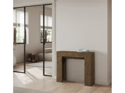ITAMOBY Mesa consola extensível 90x25/181 cm Slick Nogueira^ Consola