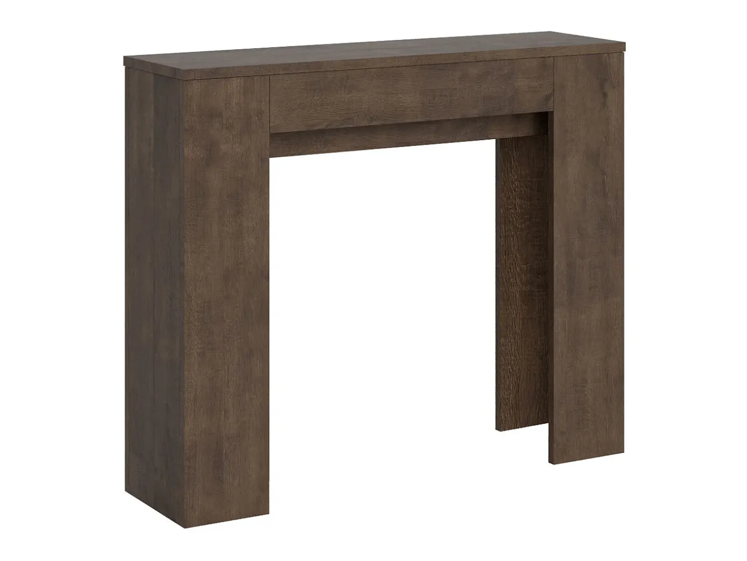 ITAMOBY Mesa consola extensível 90x25/181 cm Slick Nogueira^ Consola