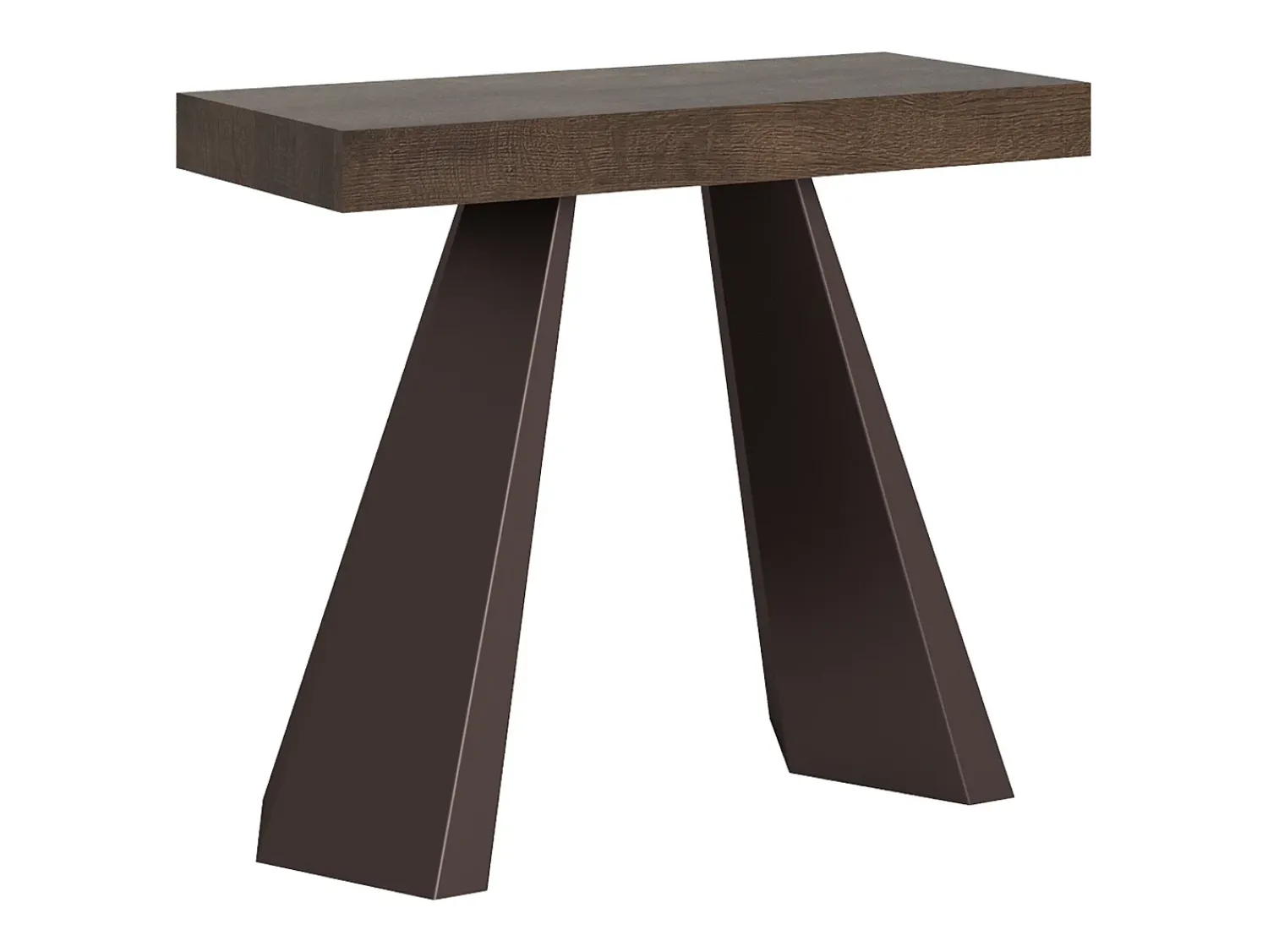 Online ITAMOBY Mesa consola extensível 90x40/300 cm Diamante Nogueira quadro Urso Natural escuro