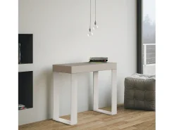 Hot ITAMOBY Mesa consola extensível 90x40/300 cm Tecno telaiCachemira quadro Branco Cinzento