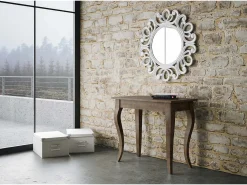ITAMOBY Mesa consola extensível 90x48/308 cm Olanda Nogueira^ Consola