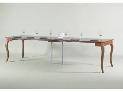 ITAMOBY Mesa consola extensível 90x48/308 cm Olanda Nogueira^ Consola