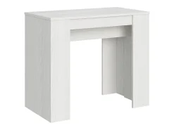 Consola*ITAMOBY Mesa consola extensível 90x48/308 cm Basic Cinza Branca Branco