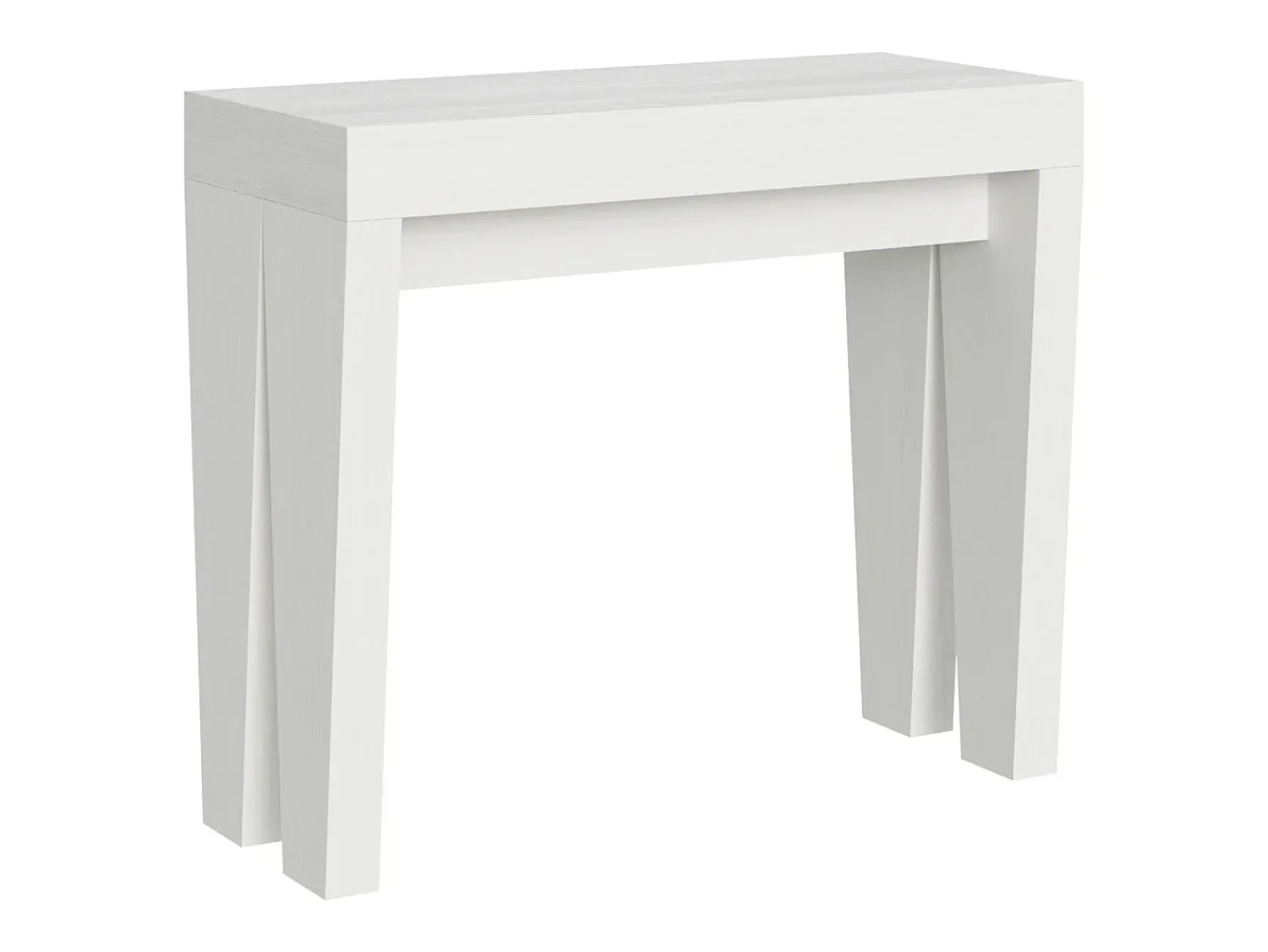 ITAMOBY Mesa consola extensível 90x40/300 cm Spimbo Cinza Branca^ Consola