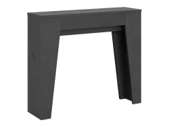 Consola|ITAMOBY Mesa consola extensível 90x25/181 cm Narrow Antracite Espatulado Cinzento