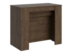 Consola|ITAMOBY Mesa consola extensível 90x48/296 cm Venus Nogueira extensões internas Natural escuro
