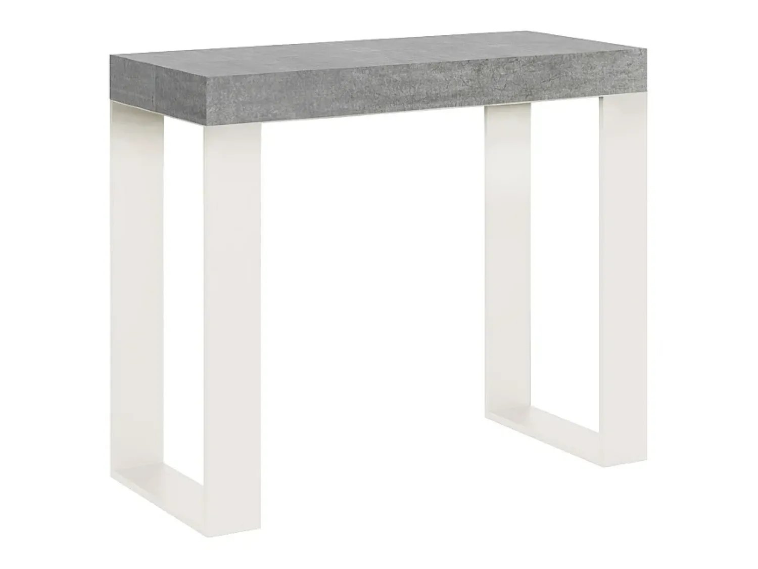 Sale ITAMOBY Mesa consola extensível 90x40/300 cm Tecno Nogueira quadro Branco Castanho