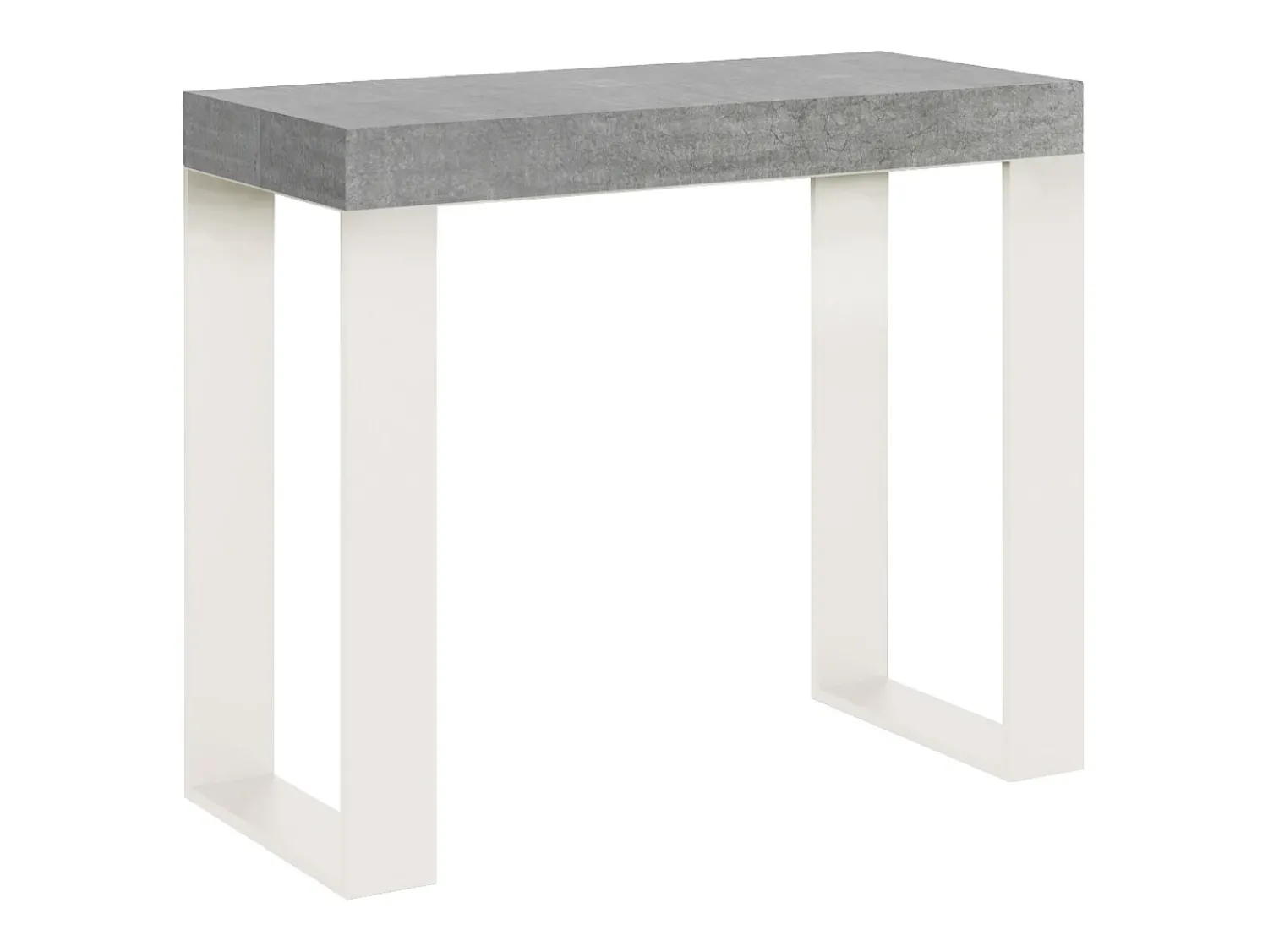 Sale ITAMOBY Mesa consola extensível 90x40/300 cm Tecno Nogueira quadro Branco Castanho